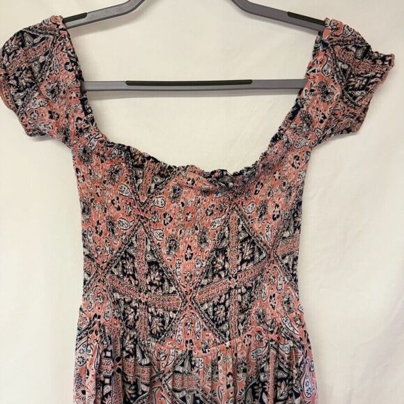 Rebellion Again Off the Shoulder Romper Pantsuit Jumpsuit NWT -‎ Size Large - Picture 3 of 9